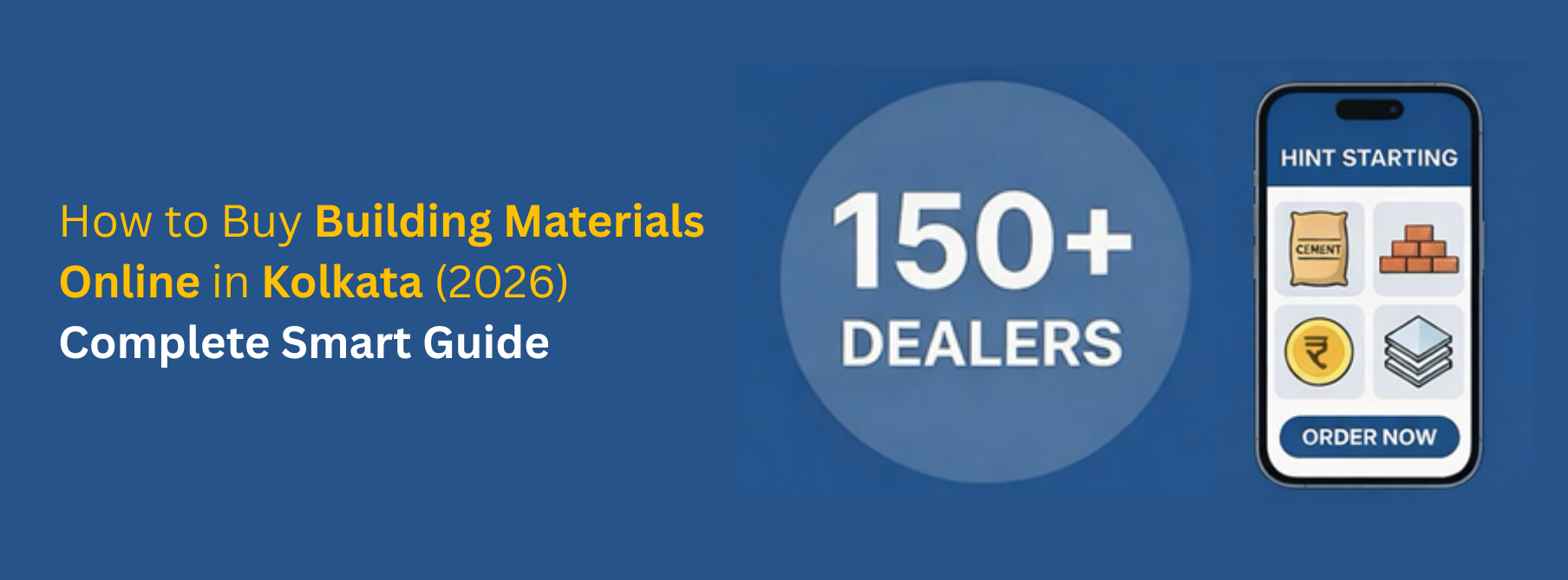 How to buy building materials online in Kolkata