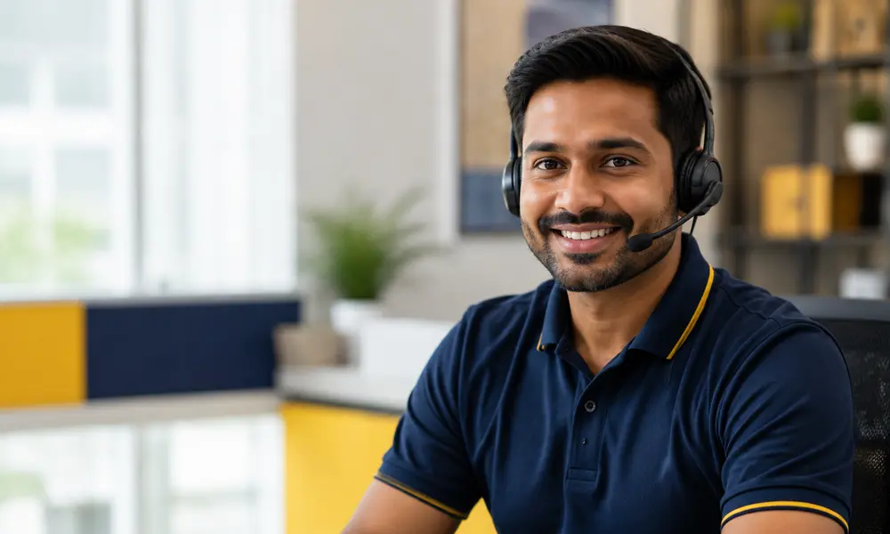 SmartStructure support advisor wearing a headset