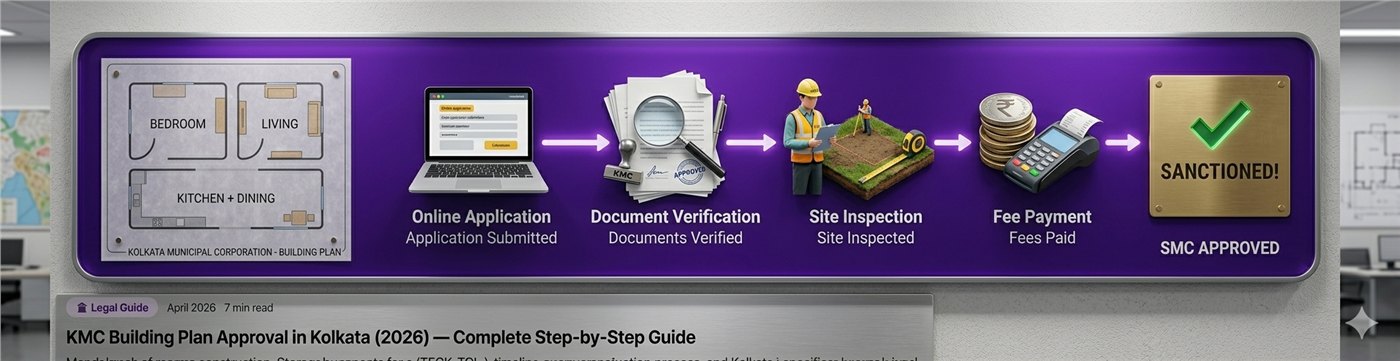 KMC Building Plan Approval in Kolkata (2026) — Complete Step-by-Step Guide