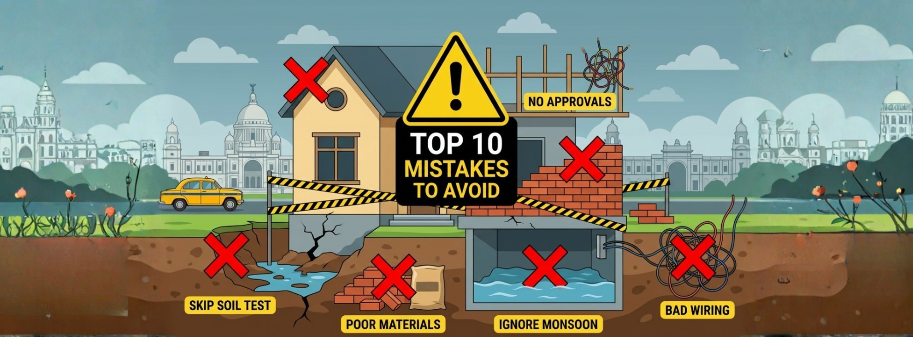 Top 10 Mistakes to Avoid While Building a House in Kolkata (2026 Guide)
