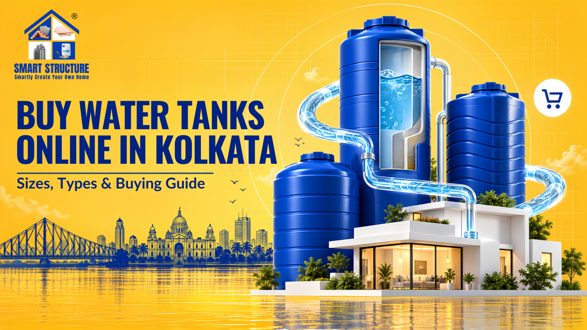 Buy Water Tanks Online in Kolkata: Sizes, Types and Buying Guide (2026)