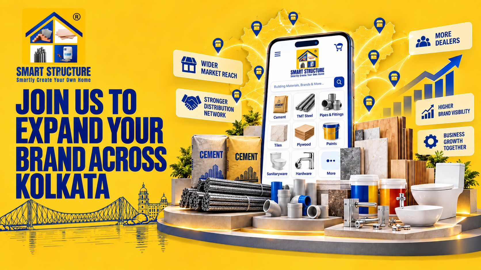 Join Us To Grow Your Brand Across Kolkata