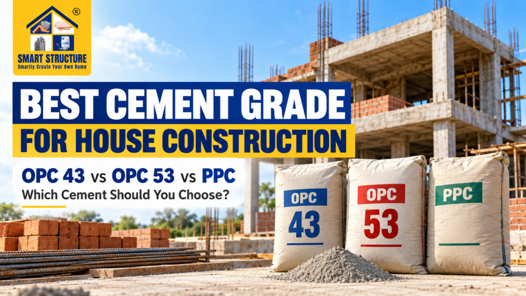 Which Cement Grade Is Best for House Construction? OPC vs PPC Explained (2026 Guide)
