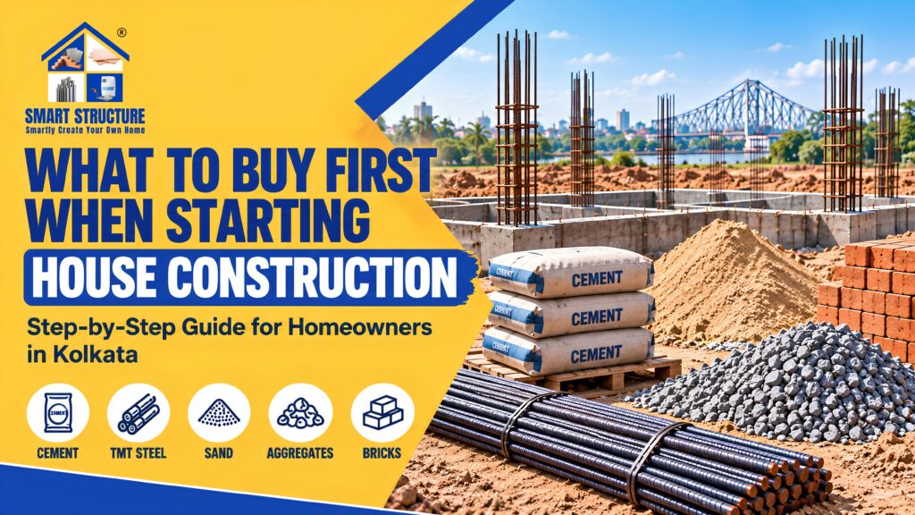 What to Buy First When Starting House Construction? Complete 2026 Buying Guide
