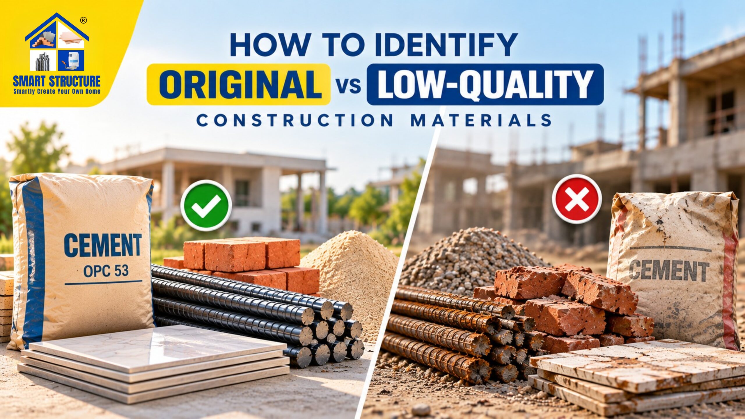 How to Identify Original vs Low-Quality Construction Materials